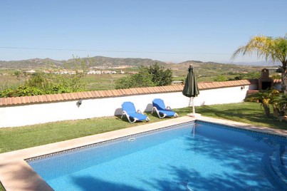 zwembad met landelijk uitzicht villa La Casita