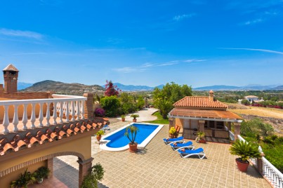 Uitzicht bij villa Spanje